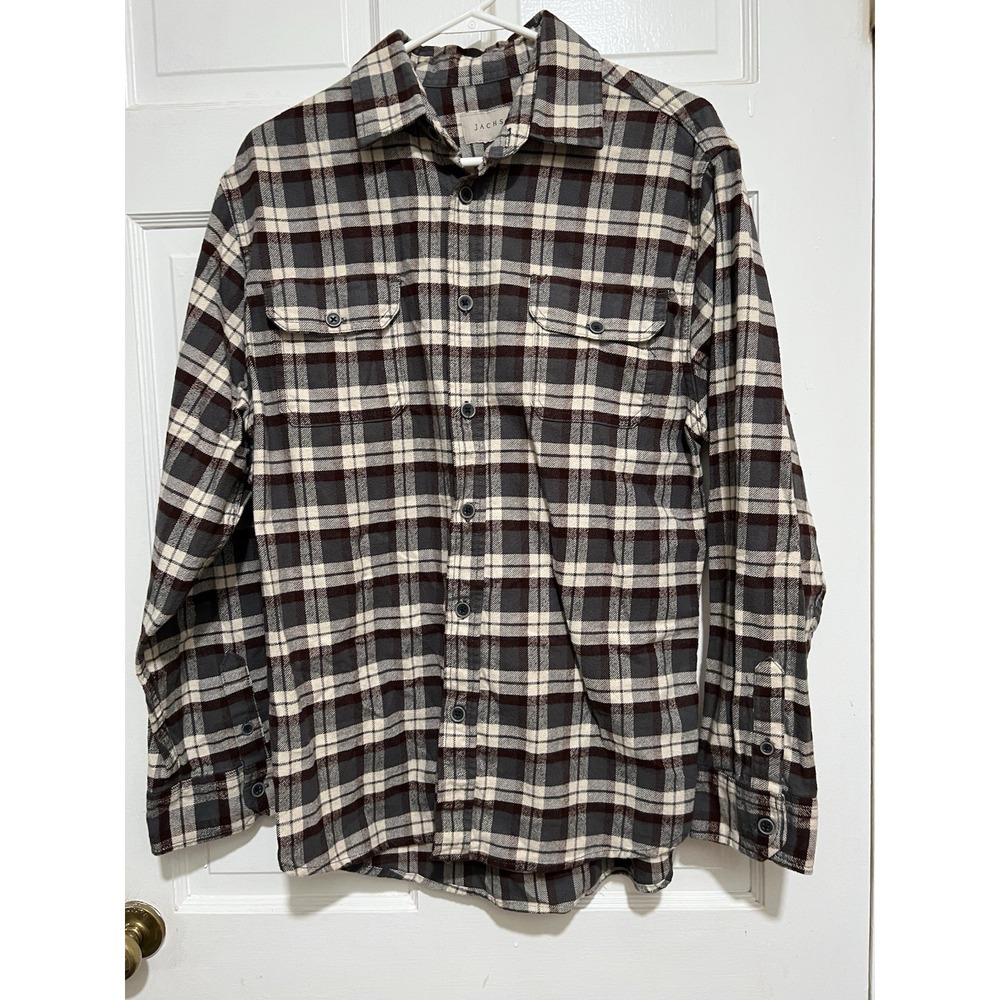 2 Jachs Men's Flannel Shirts Size Medium